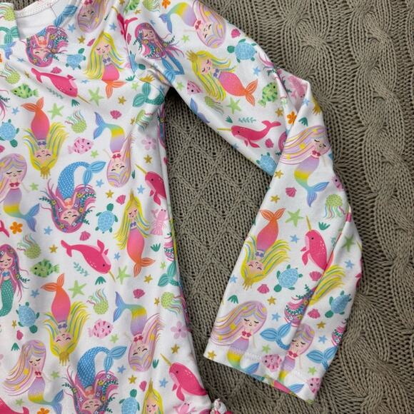 Flap Happy Colorful Mermaid Print Swimsuit ~ 8 - Picture 4 of 11